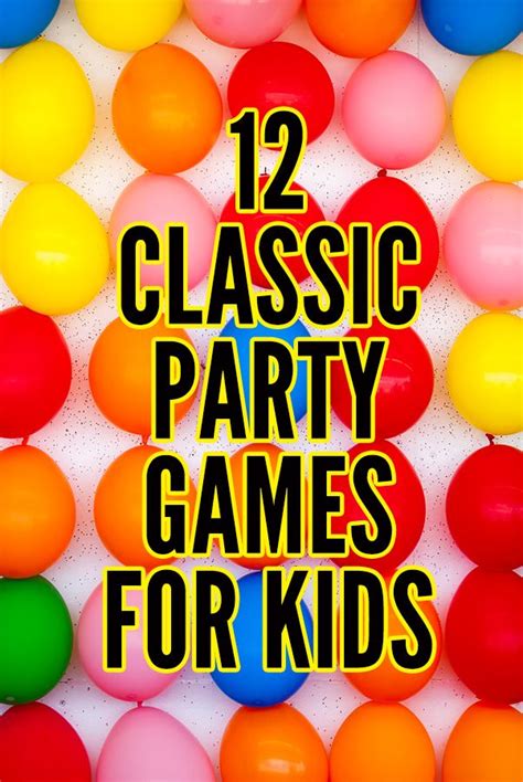 12 yr old birthday party games